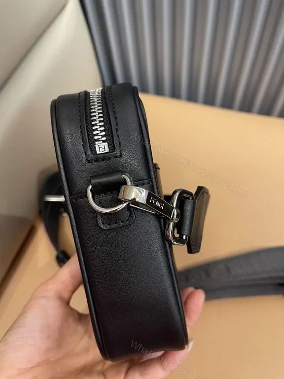 View 6 of Compact Luxury Messenger: Fendi Monogram Crossbody Bag