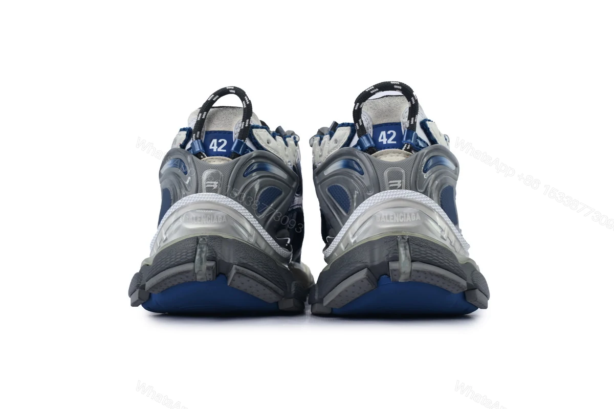 View 2 of Balenciaga Runner Sneaker 'Gradient - Beige Navy'772774 WRUNG 2410