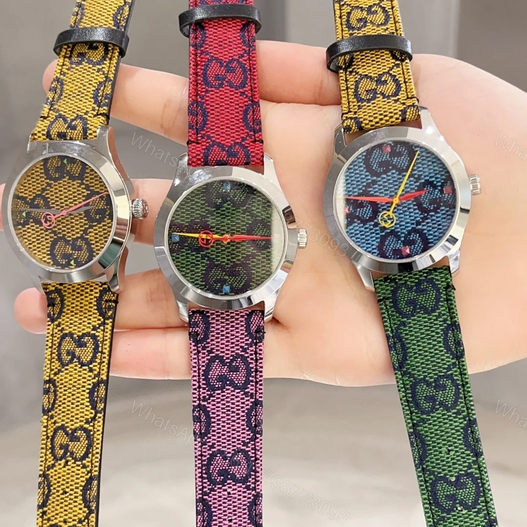 View 2 of Gucci Multicolor G Timeless Blue Dial 38Mm