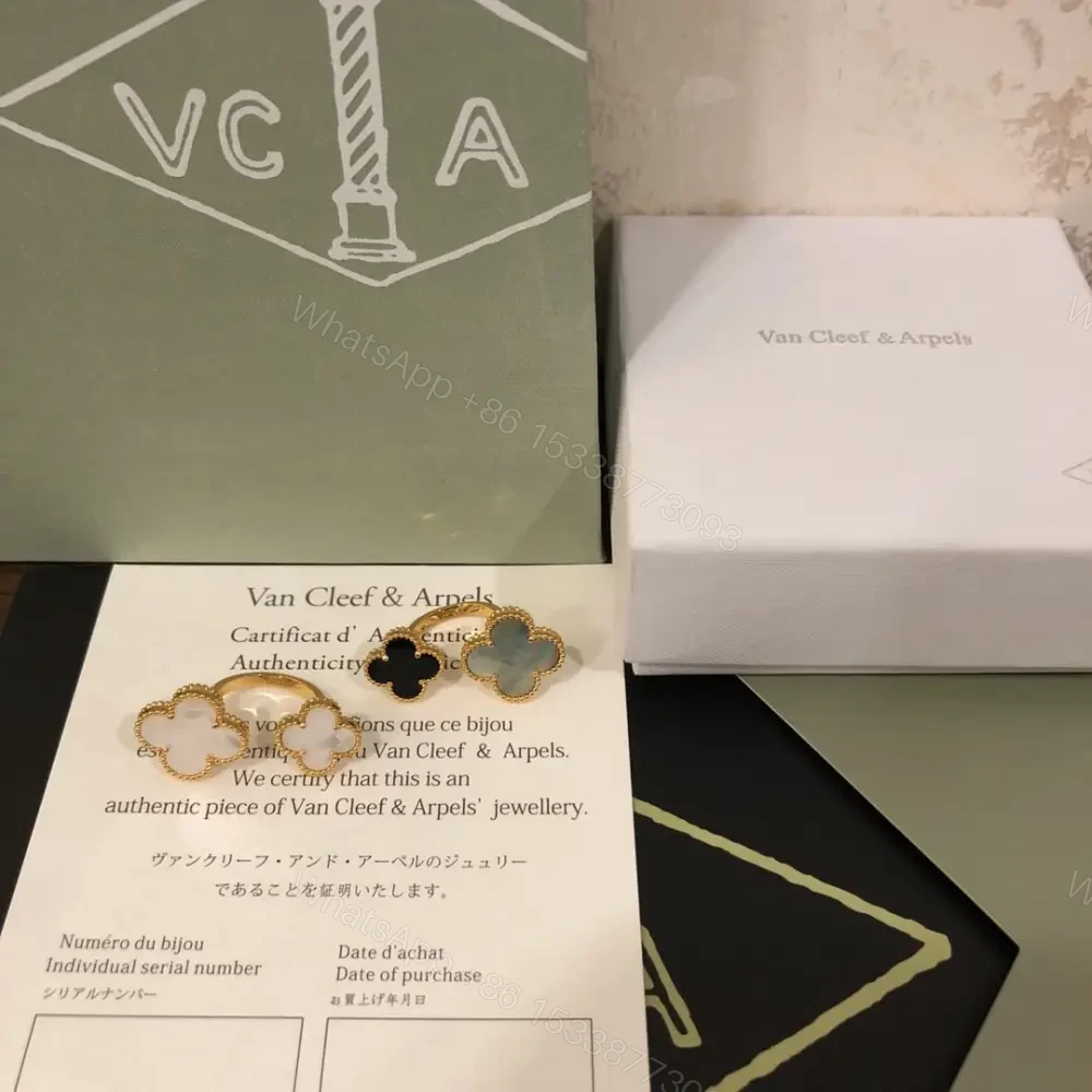View 2 of 高仿首飾VanCleef&Arpels*RN05500貝母四葉草戒指