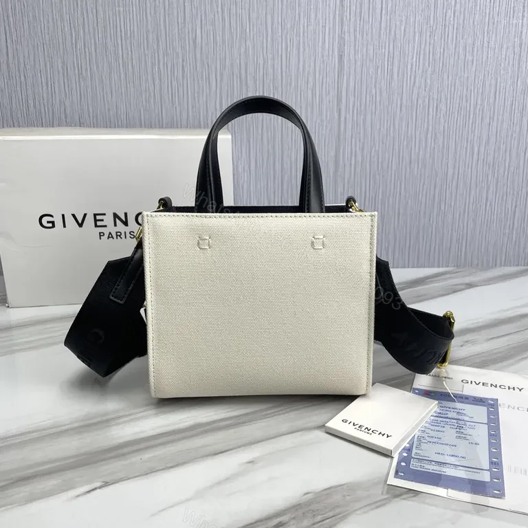 View 9 of Structured Tote with Mini Vector Hold - Givenchy Luxury Bag