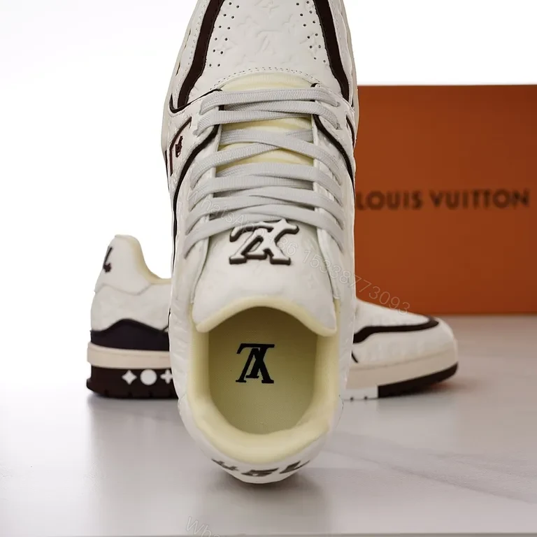 View 7 of Louis Vuitton Monogram Leather Sneaker â€“ Luxe Streetwear Comfort