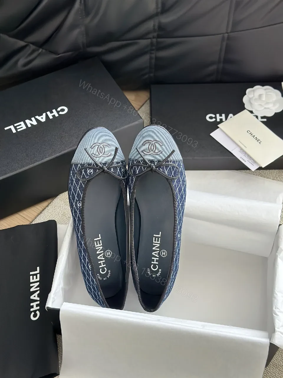 View 5 of Navy Quilted Slip-Ons: Subtle Pattern, Luxe Comfort