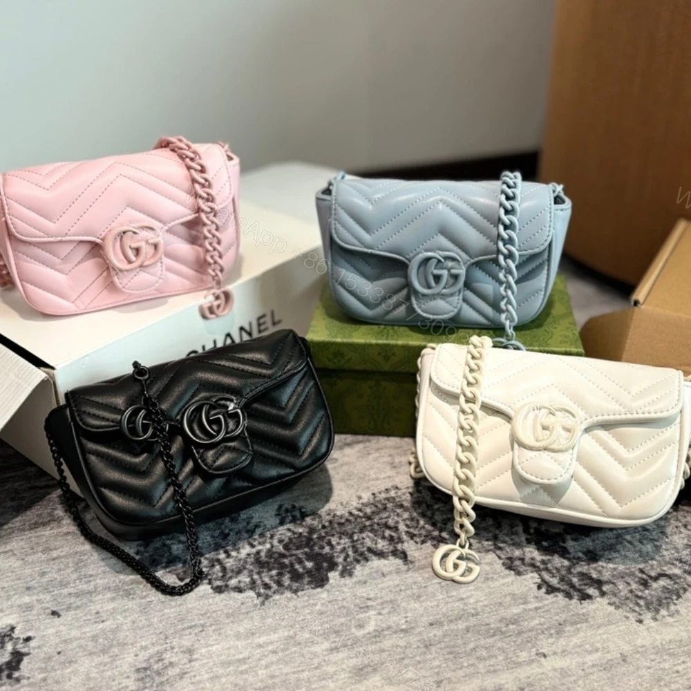 View 3 of Gucci GG Marmont Belt Bag White 16Cm 739599 UM8KV 1000
