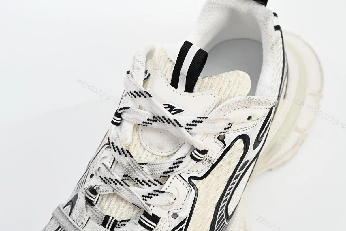 View 7 of Balenciaga 3XL Silver Rice White Black 542229 W1RB5 0352