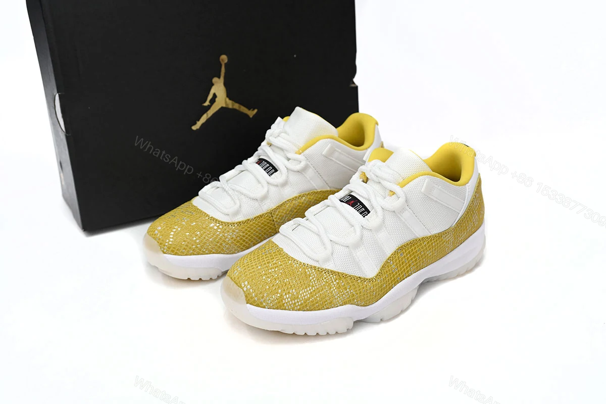 Air Jordan 11 Retro Low WMNS “Yellow Snakeskin AH7860-107 — view 2