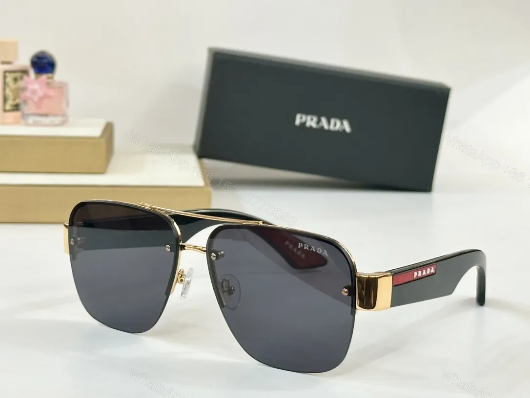 View 4 of Bold Black/White Aviator Sunglasses with Statement Stripe