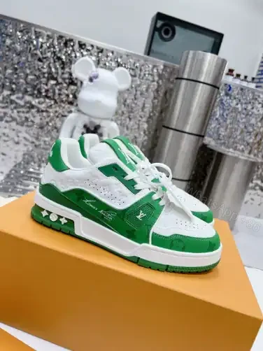 View 2 of LOUIS VUITTON TRAINE SNEAKERS IN GREEN – LSVT380