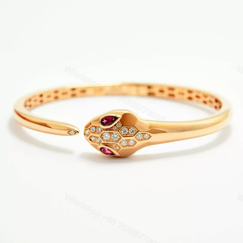 View 2 of Bvlgari Serpenti 18k pink gold bracelet
