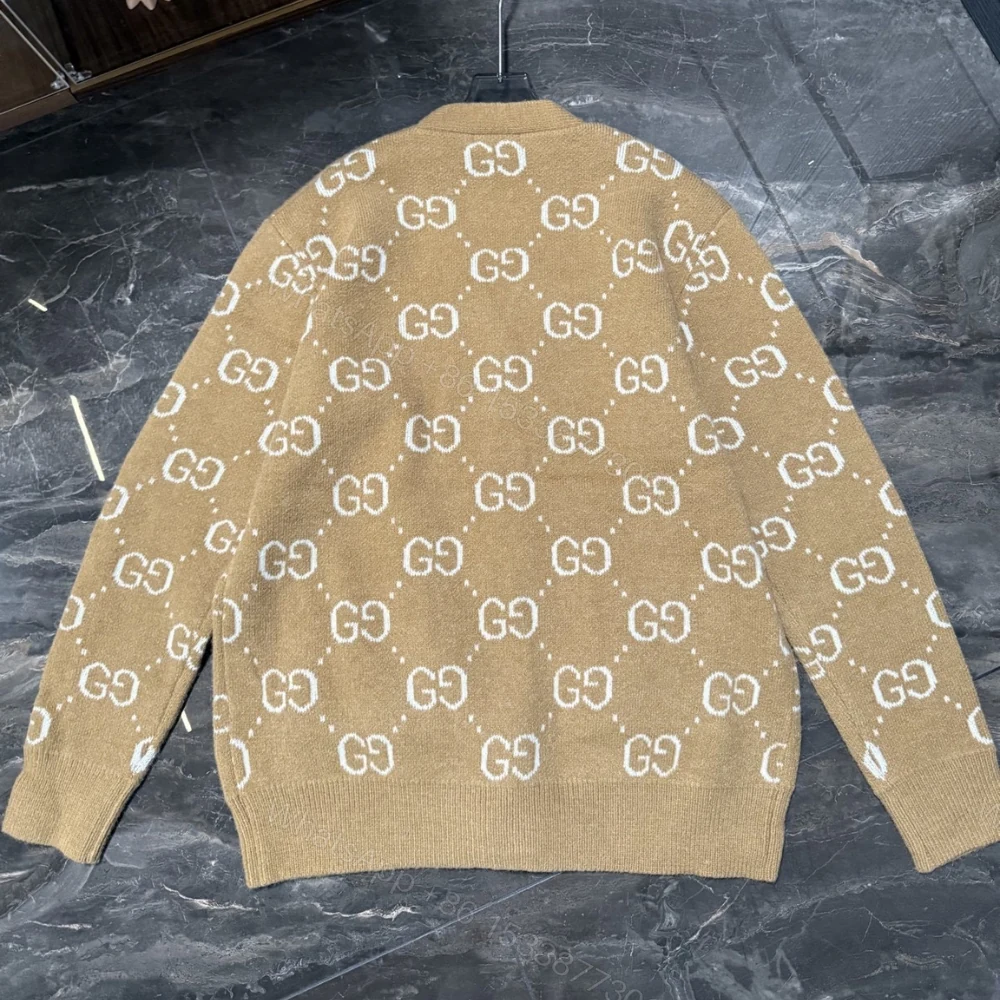 View 5 of Gucci Wool Cardigan Beige
