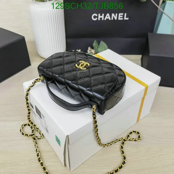 View 4 of Chanel Flap Phone Holder with Chain in Black Leather FB4963