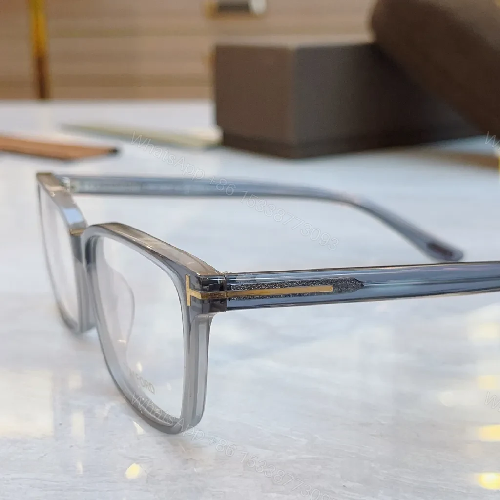 View 5 of Brown Acetate Bold Square Eyewear — Luxury Everyday Confidence