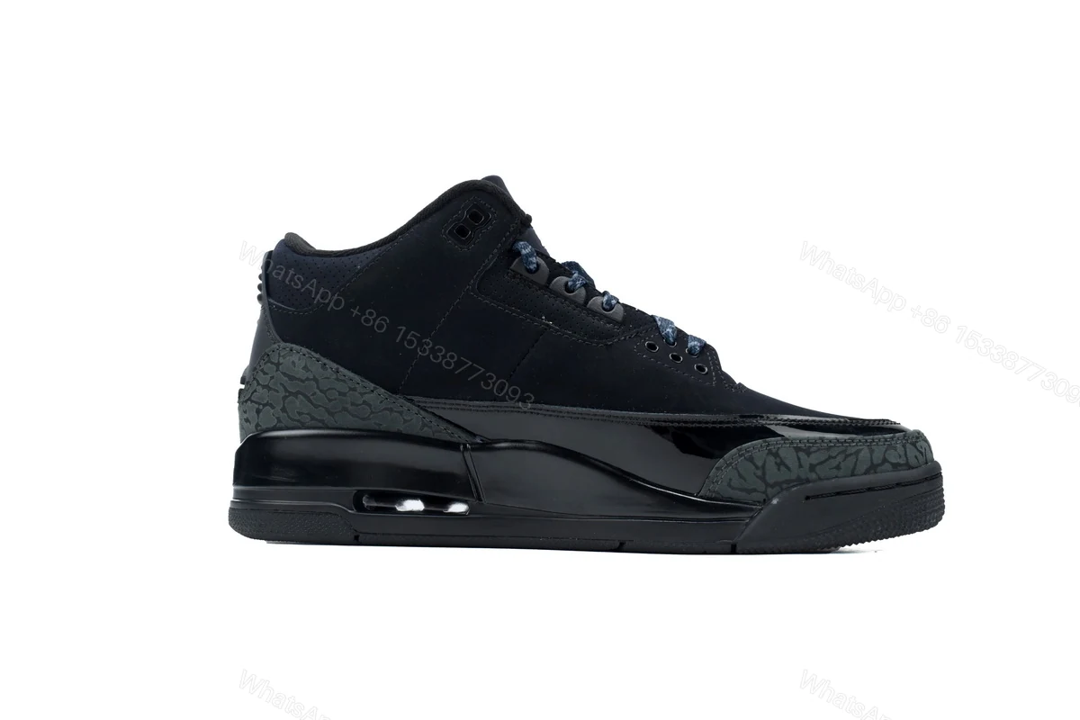 View 3 of Air Jordan 3 Retro 'Black Cat' CT8532-001