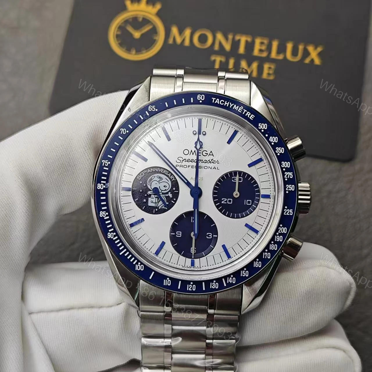 View 15 of Super Clone Omega Speedmaster Snoopy Replica