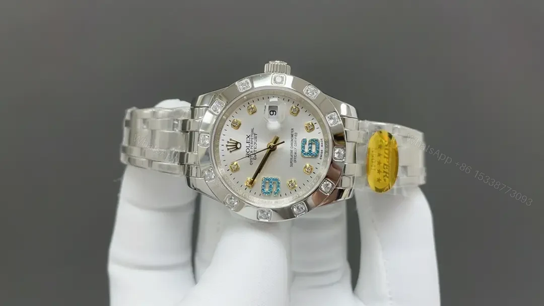 View 5 of Rolex Lady-Datejust Pearlmaster Mother of Pearl Diamond Edition 29mm RLX-LDJ-PM-MOP-DIA29