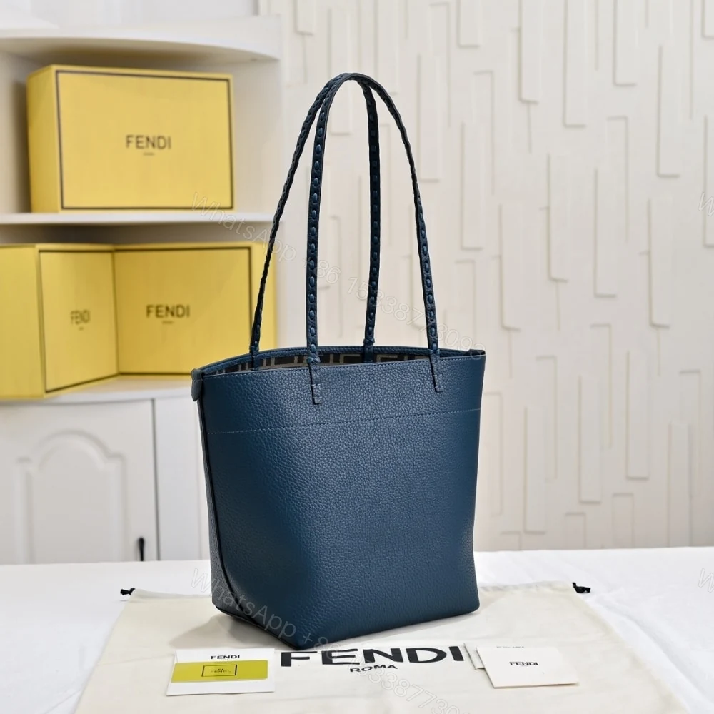 View 4 of FENDI MEDIUM ROLL BLUE 36CM 8BH428AS84F1PQF