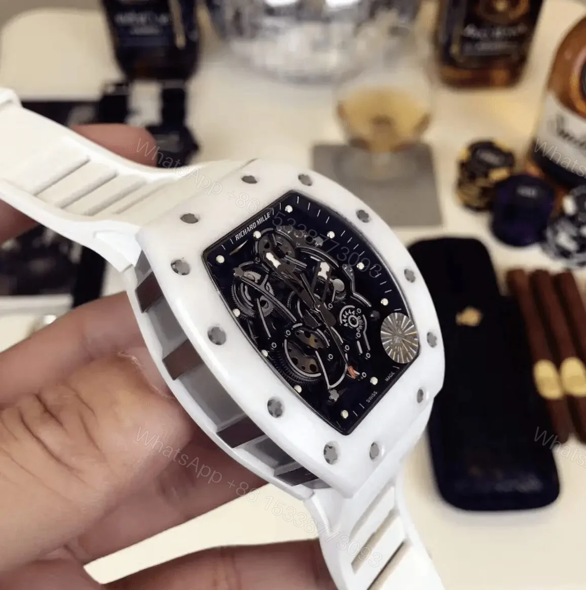 View 5 of Richard Mille Swiss Clone Replica Rm 0055 Best Edition Swiss