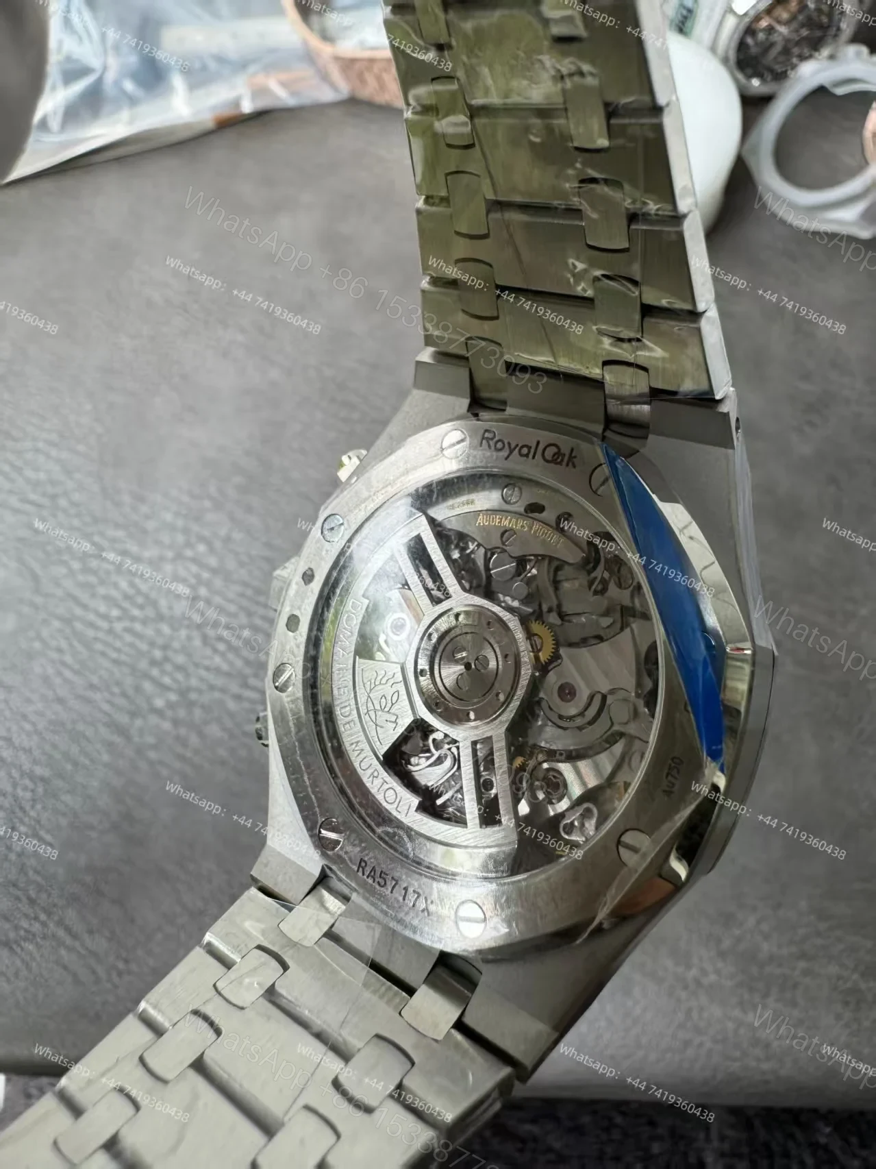 View 11 of Audemars Piguet Super Clone Royal Oak Purple Dial 26240 Chronograph 41mm Cal.4401