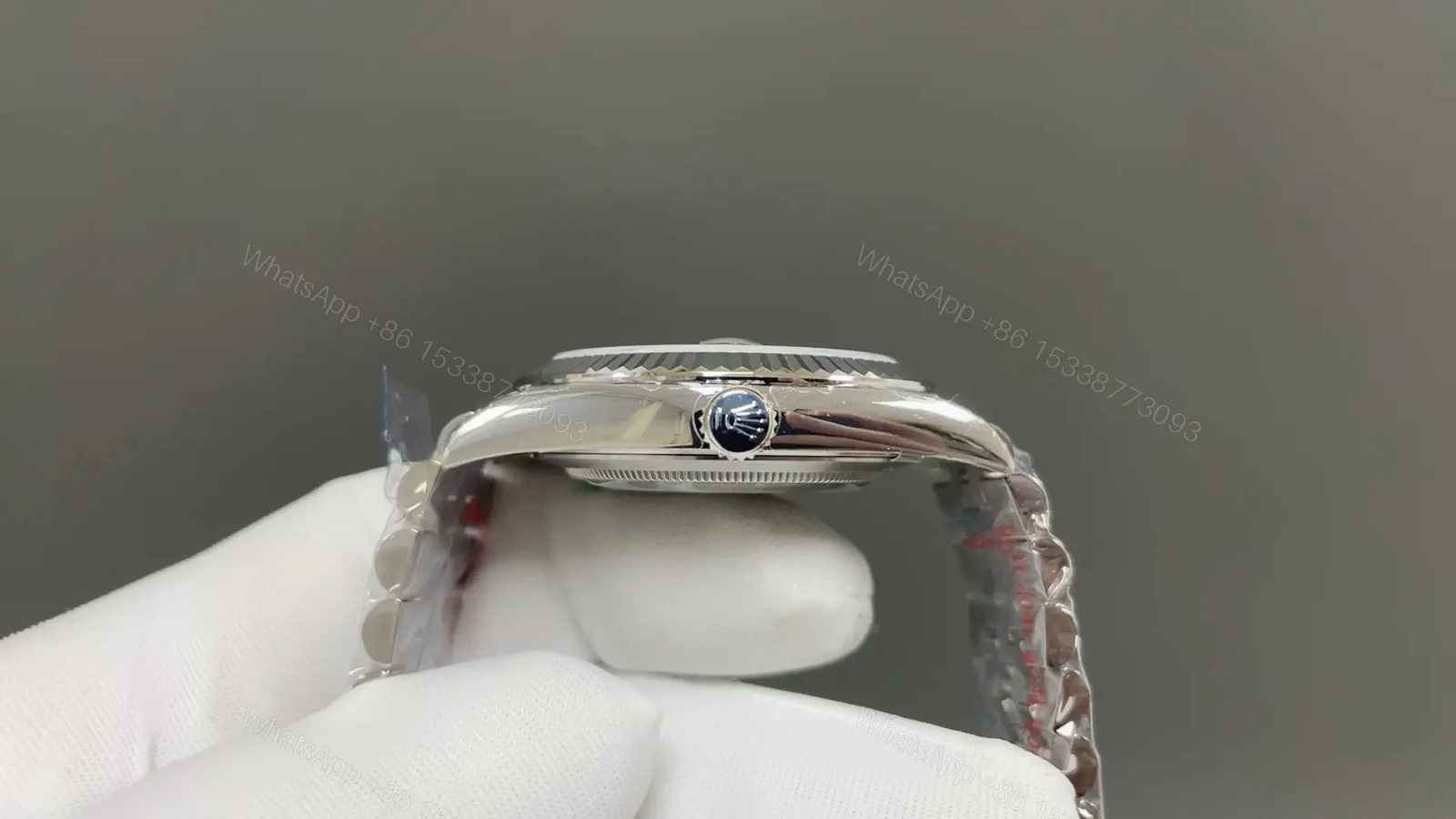 View 4 of Rolex Datejust 36 126234 Blue Dial Fluted Bezel Jubilee Bracelet Watch 126234-0017