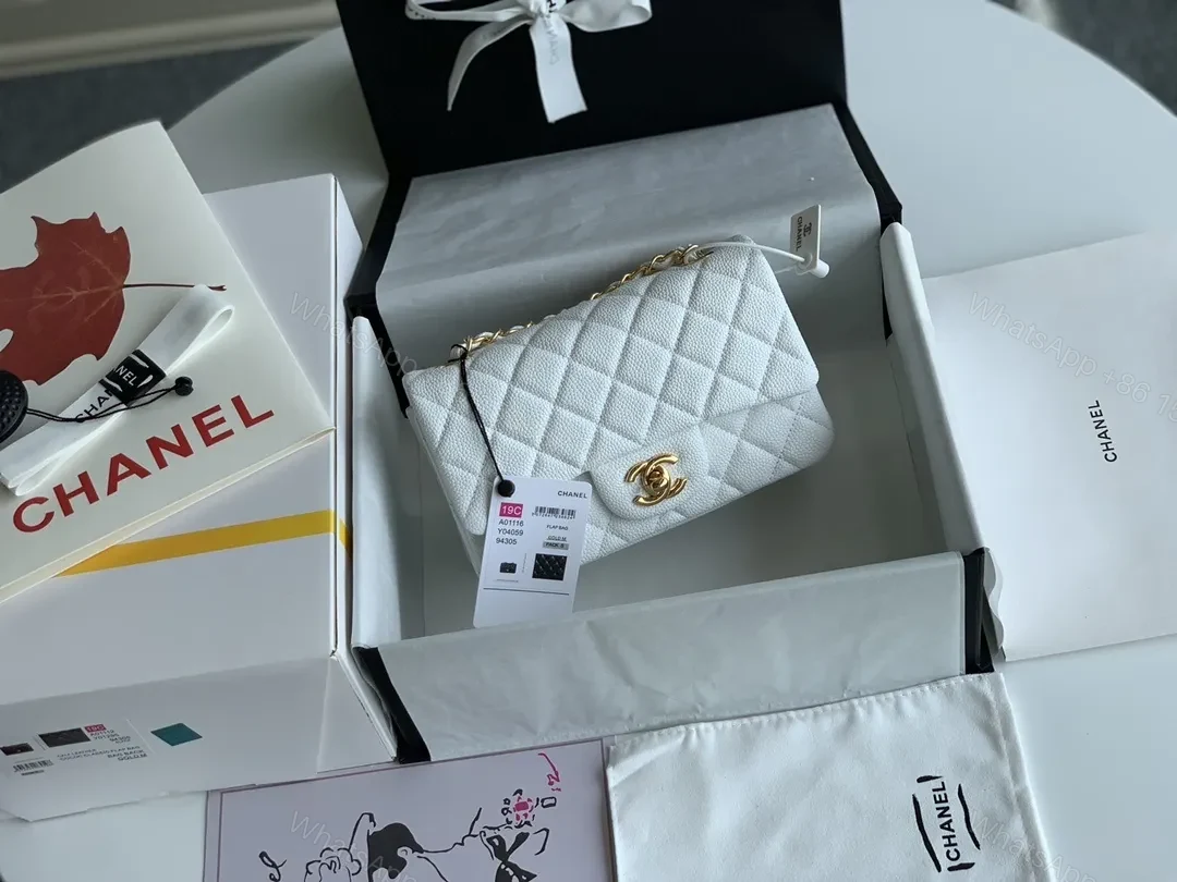 Ivory Quilted Leather Mini Flap Bag - Elegant Everyday Luxury — view 1