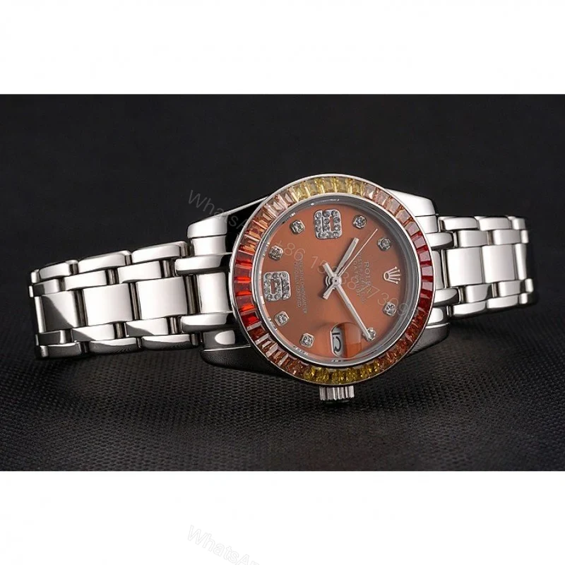 View 4 of Replica Rolex Datejust Orange Dial REP016821 33 mm