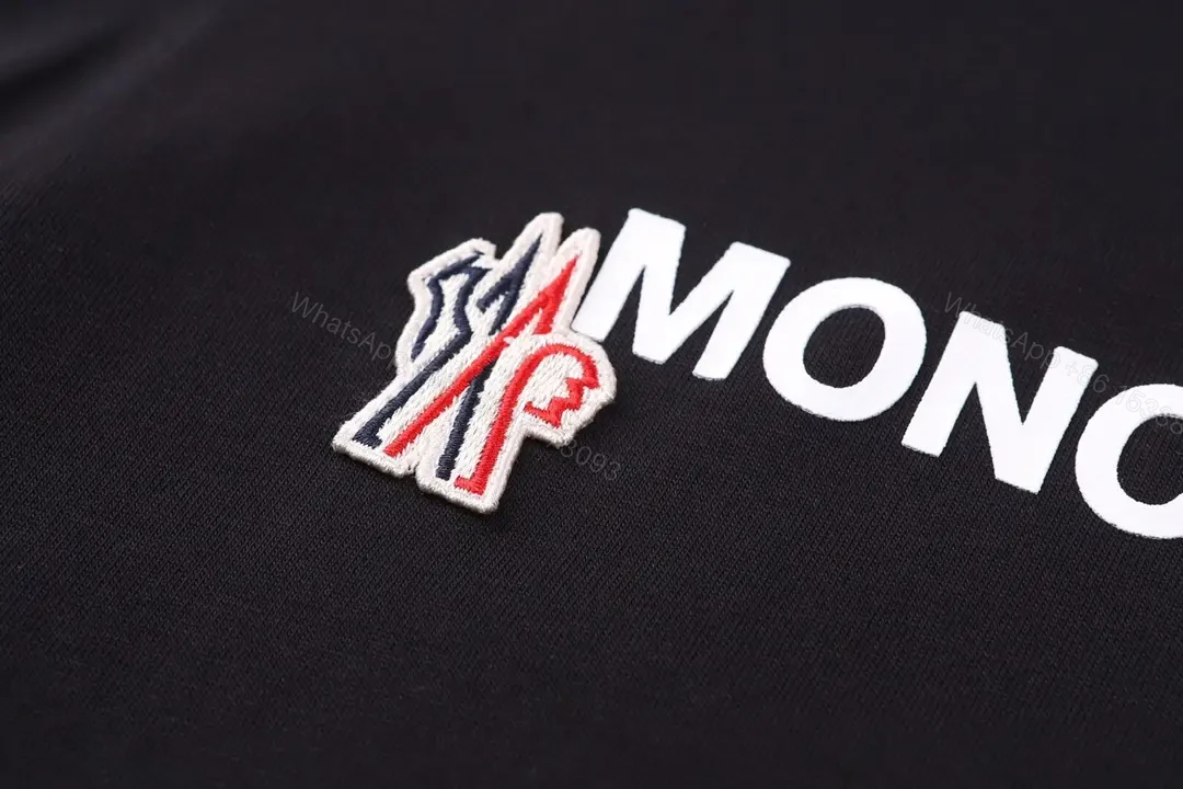 View 9 of Black Cotton Relaxed Fit Tee with Chest Text Graphic and Emblem - T-Shirt