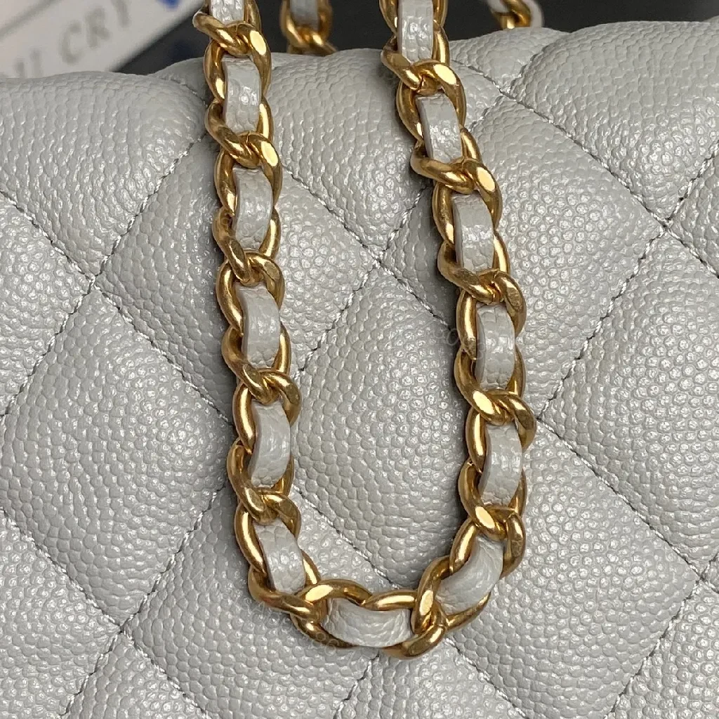 View 7 of Quilted Mini Bag: Subtle Gold-Glow, All-Day Versatility