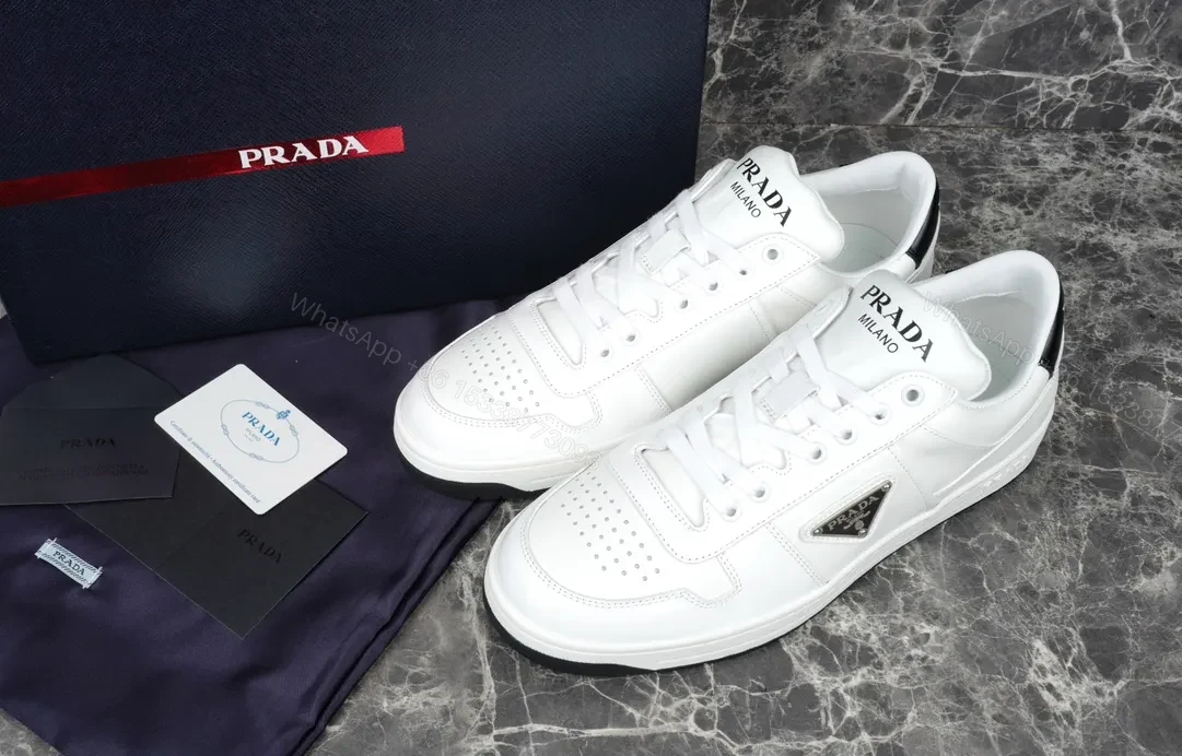 White Leather Minimalist Sneakers, Luxury Sport-Luxe, Durable Comfort — view 1