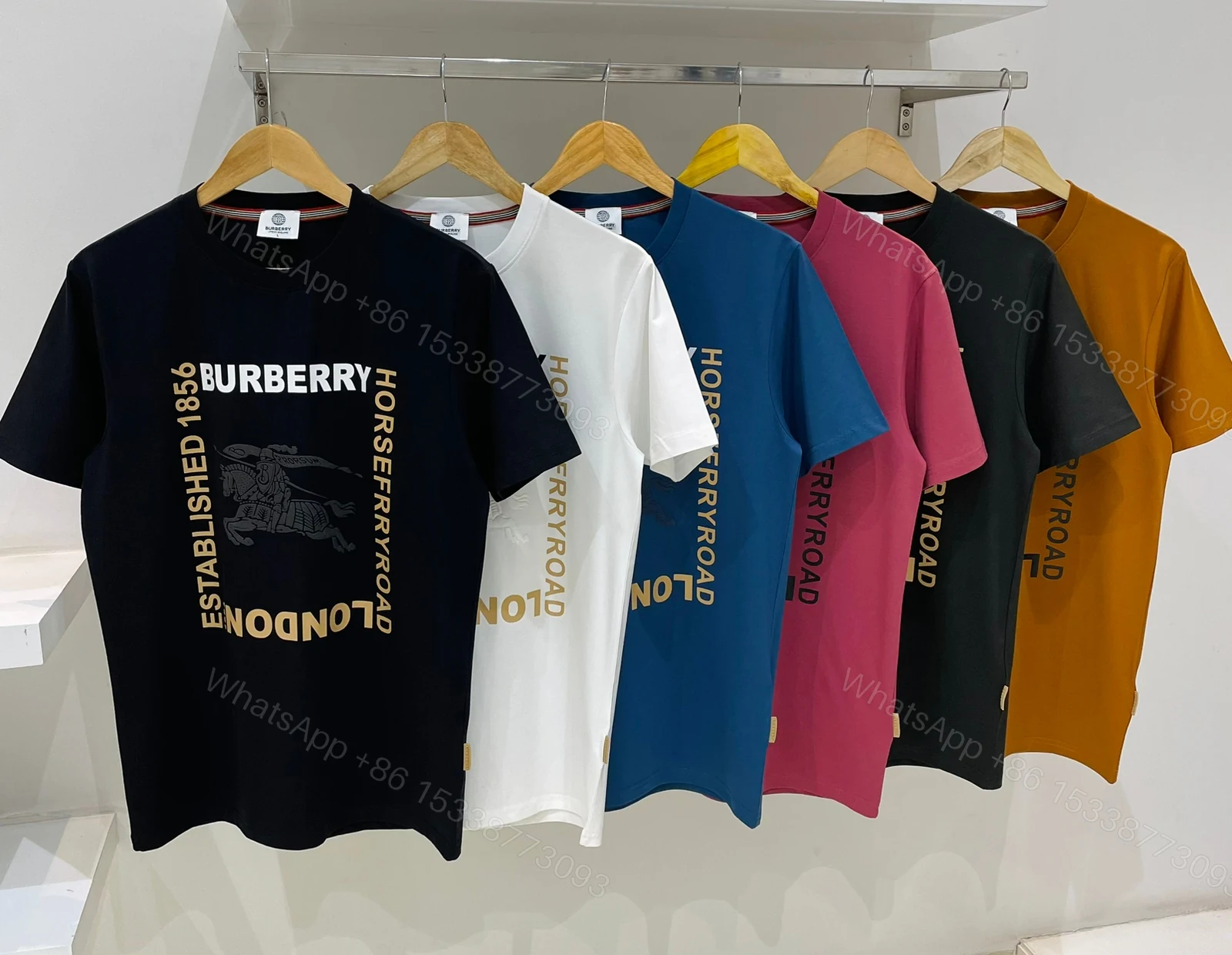 View 3 of FIRST COPY BURBERRY IMPORTED CREW NECK SUMMER T-SHIRT