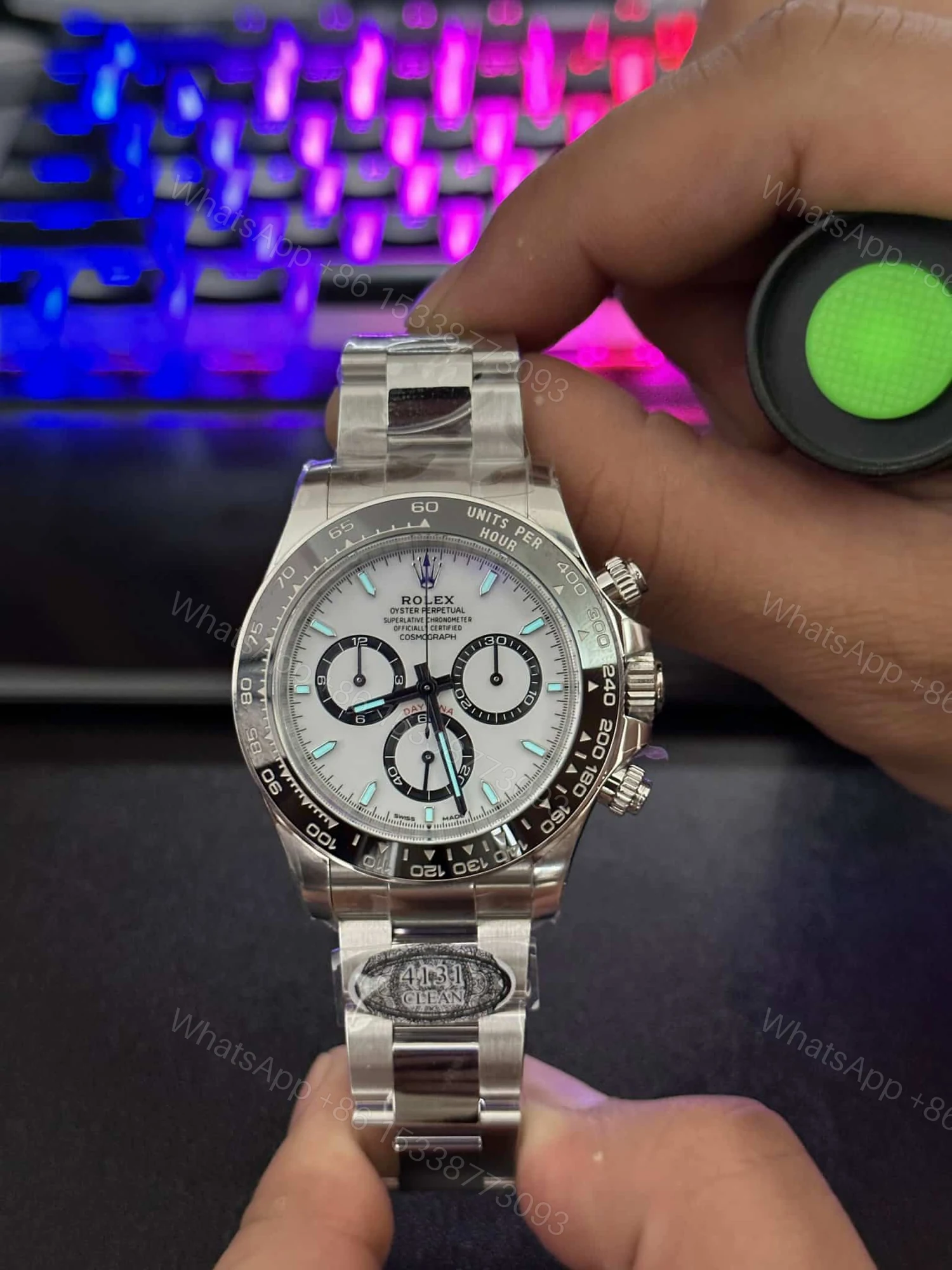 View 4 of Rolex Daytona “Panda” White Dial 126500LN