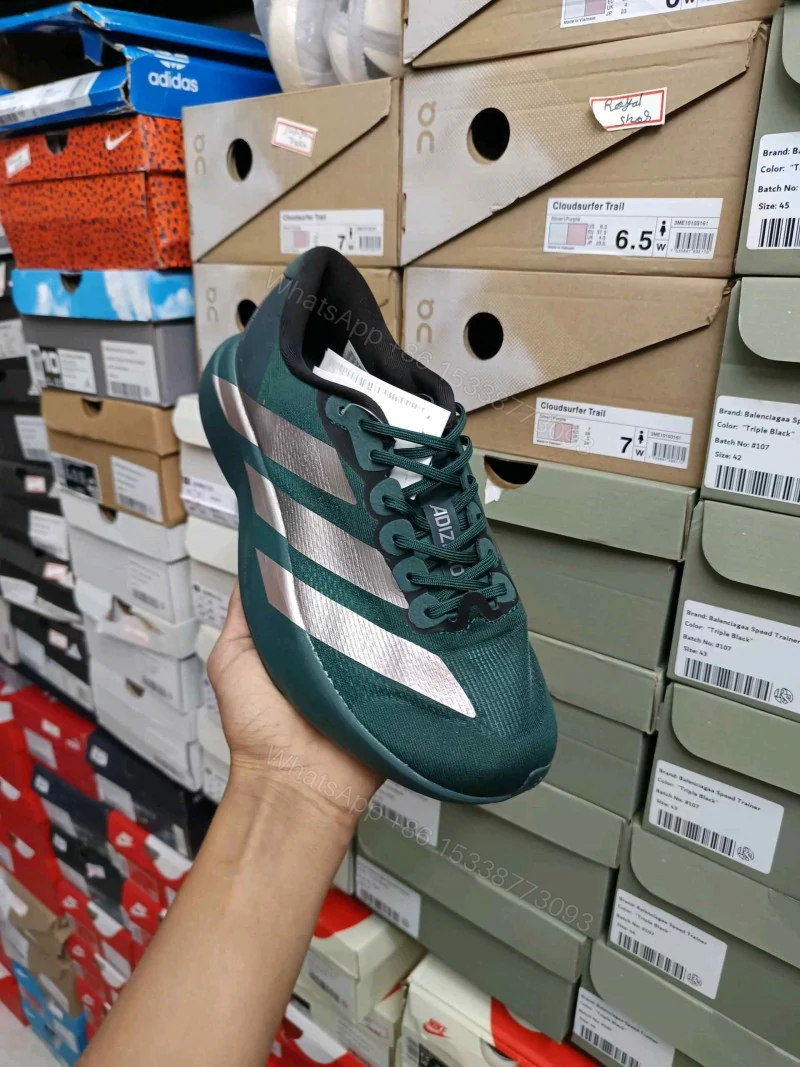 View 2 of First Copy Adidas Gazelle Dark Green White Casual Shoes For Men