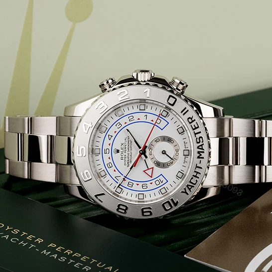 View 5 of Rolex Yacht-Master II White Dial 116689-0001 Oyster Replica