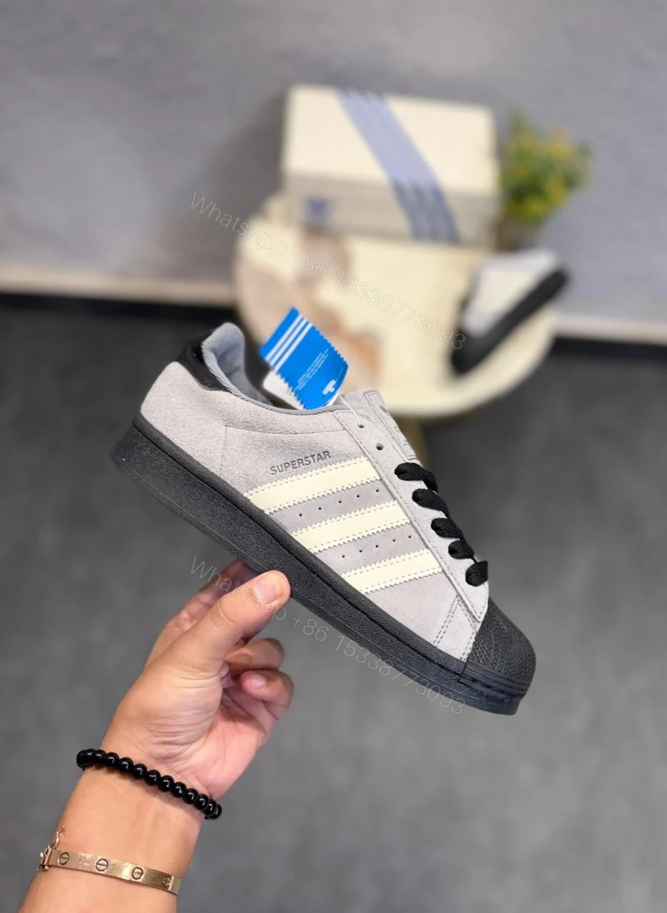 View 5 of Adidas Originals Superstar First Copy Shoes — Grey | COD India