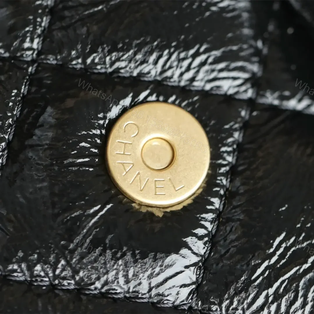 View 14 of 高仿Chanel*25A系列AS5579保齡球手提包黑色大號免檢版