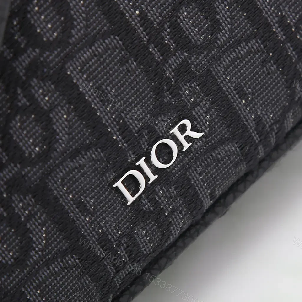 View 5 of Minimalist Crossbody: Monogram Leather, Black, Modern Chic, Durable Ease, Bag