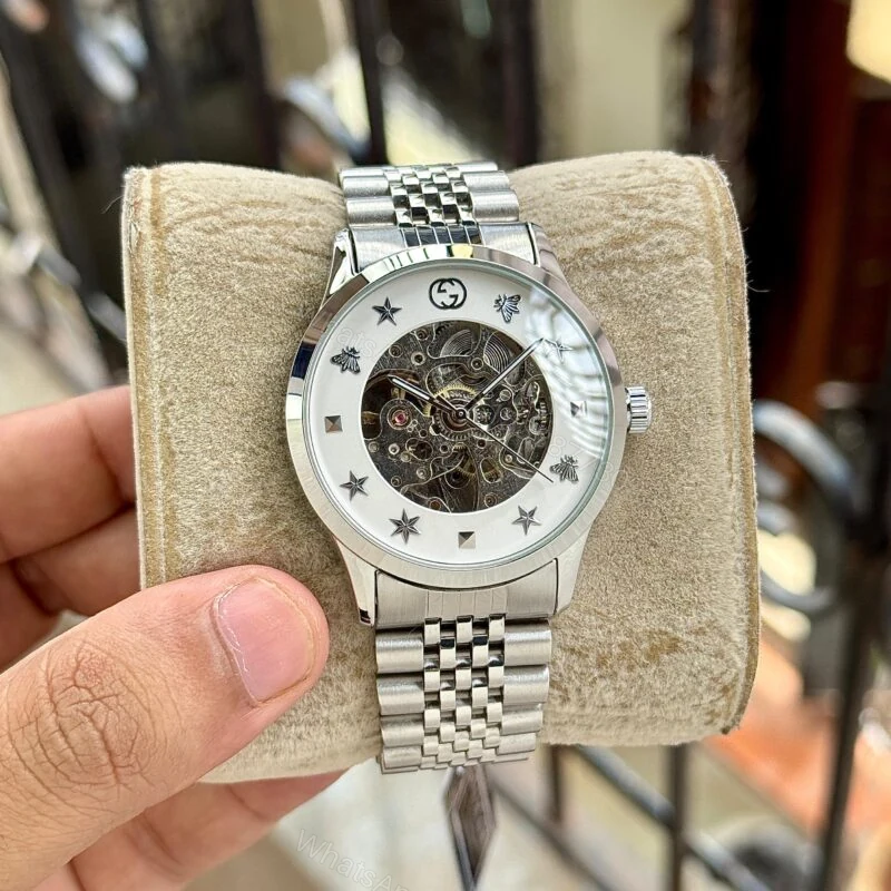 View 2 of Gucci G Timeless YA126357 Skeleton Dial 40mm Automatic