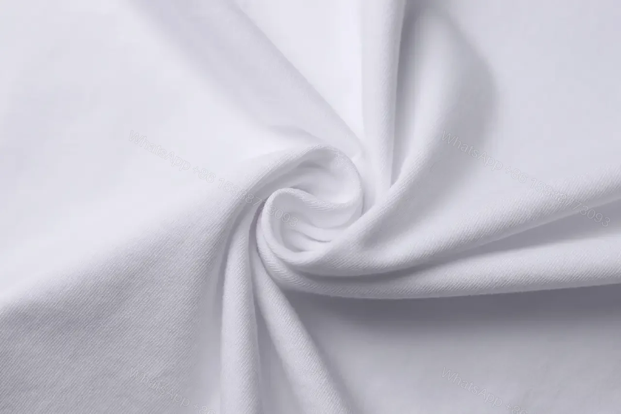 View 9 of White Cotton Moncler Tee: Subtle Luxury Everyday Comfort