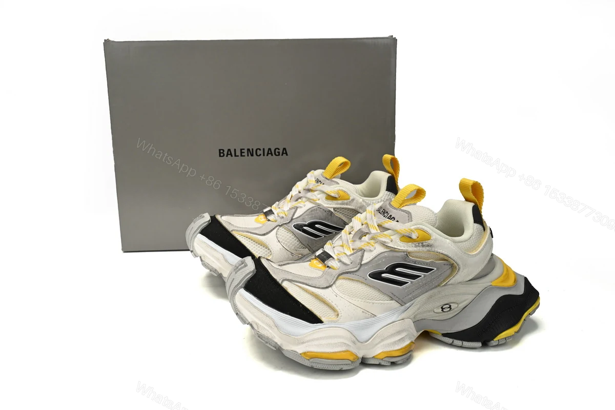 Balenciaga CARGO Sneaker White yellow silver 784339-W2MV1-1170 — view 2