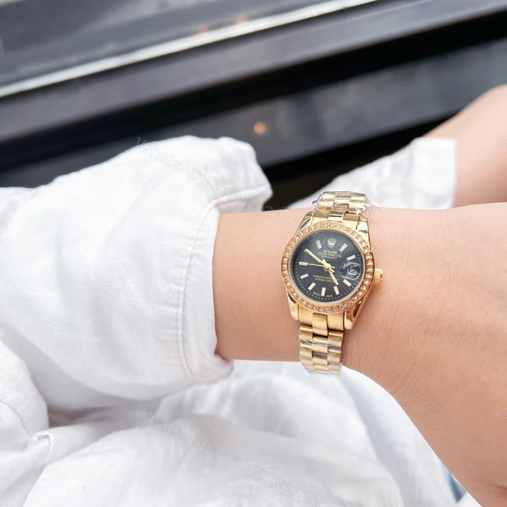View 2 of Rolex Lady Datejust Black Dial Yellow Gold 28Mm