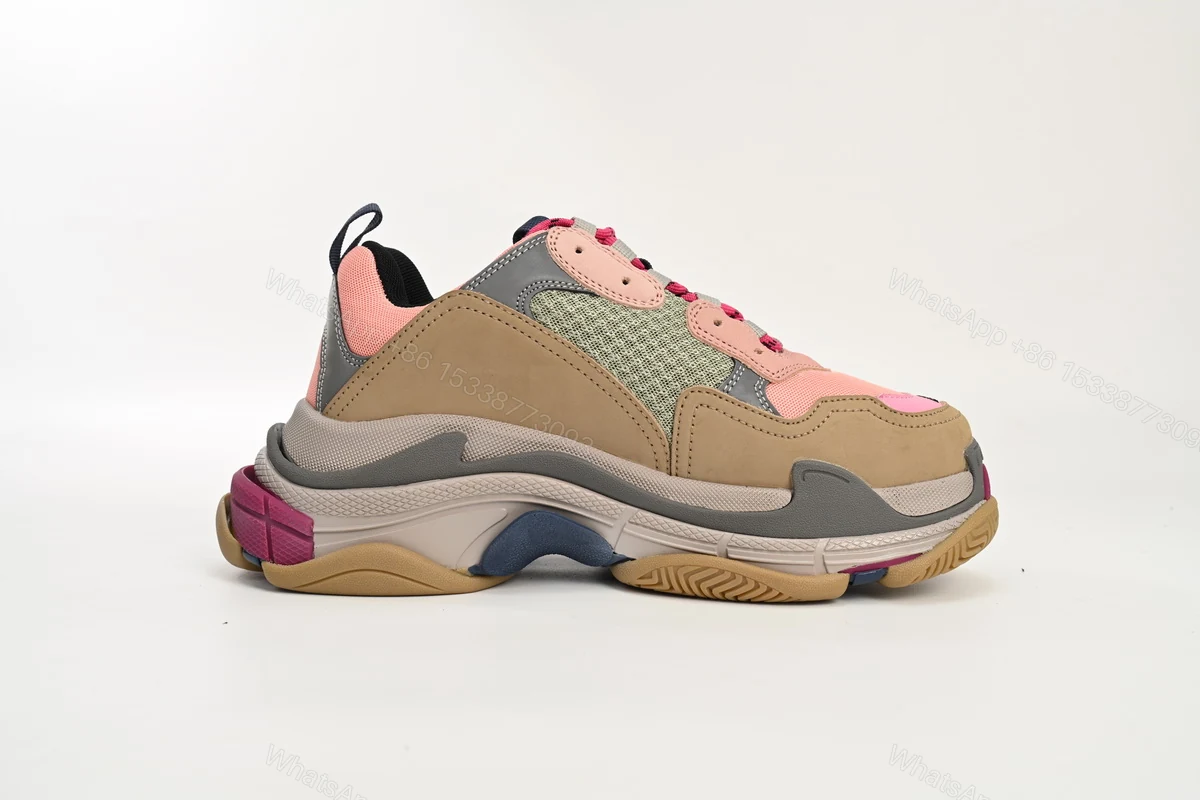 View 5 of Balenciaga Triple S Grey Pink 490672 W09O5 1036