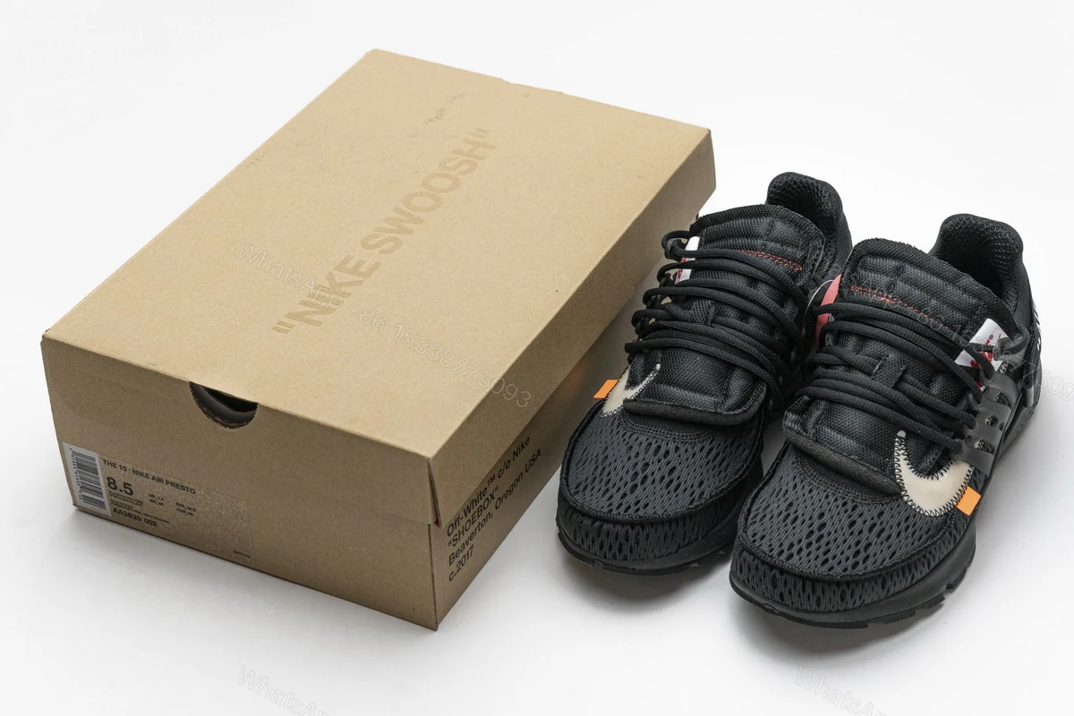 OFF-WHITE x Nike Air Presto Black AA3830-002 — view 2