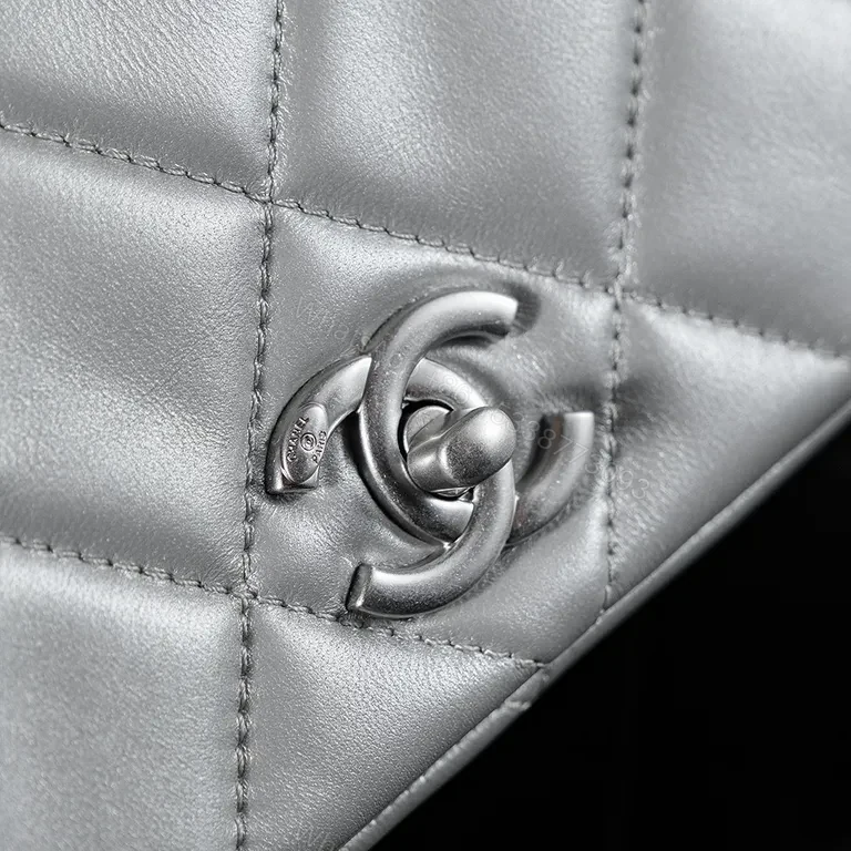 View 3 of Chanel-Style Quilted Metallic Mini Bag: Day-to-Night Sophistication