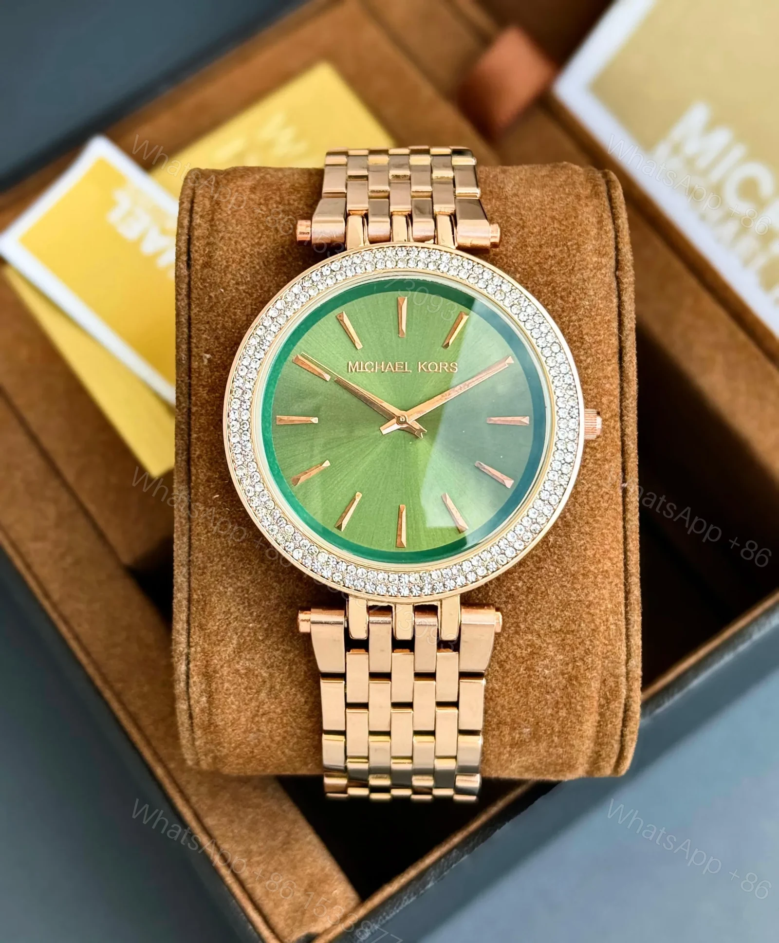 Michael Kors Turquoise Dial Rose Gold Edition — view 1