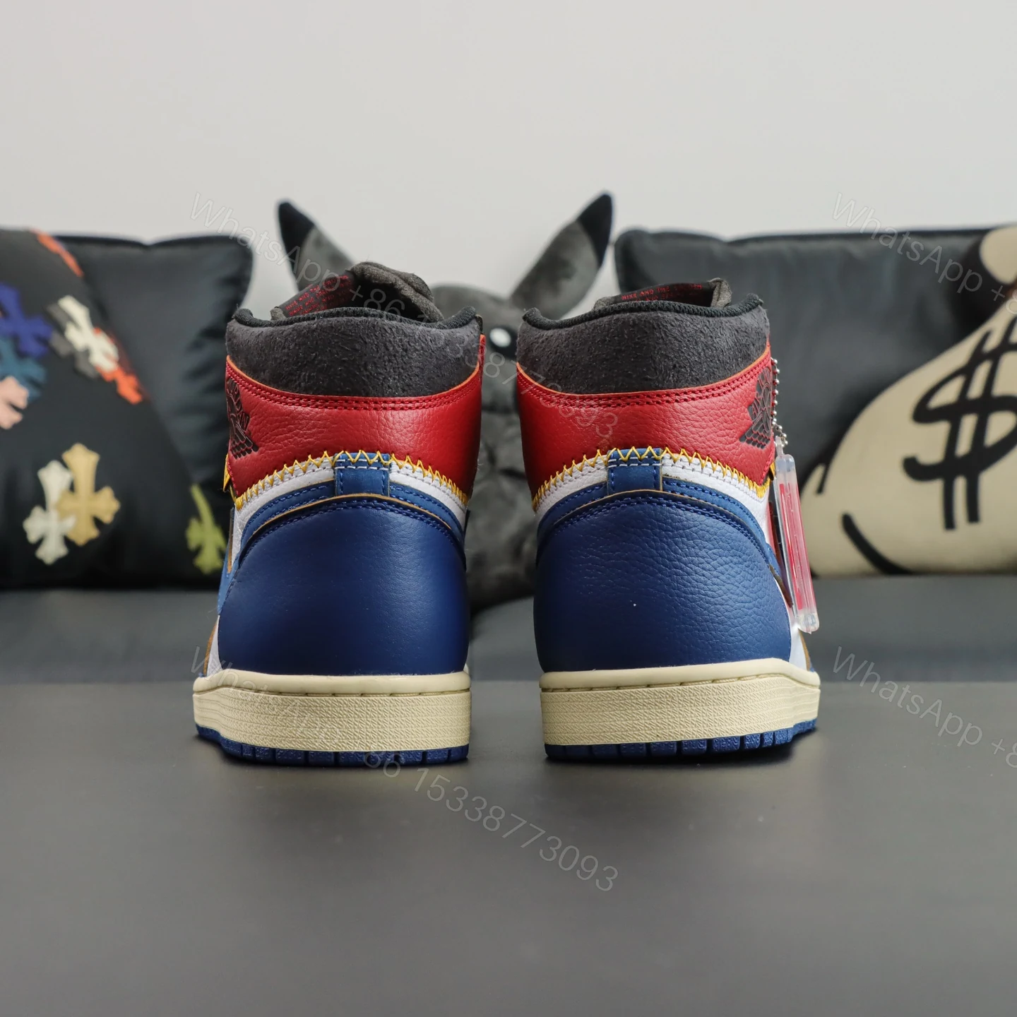 View 7 of Jordan 1 Retro High Union Los Angeles Storm Blue Reps