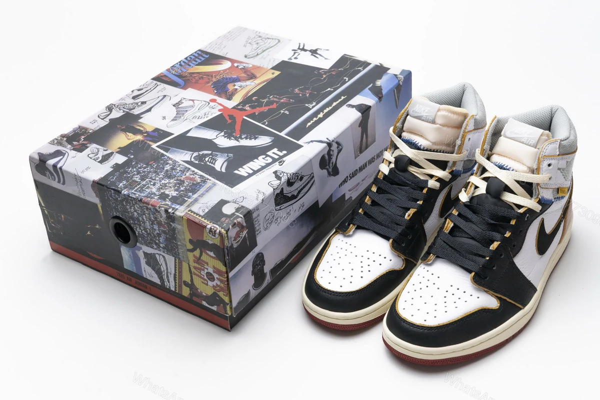Air Jordan 1 Retro High Union Los Angeles Black Toe BV1300-106 — view 2
