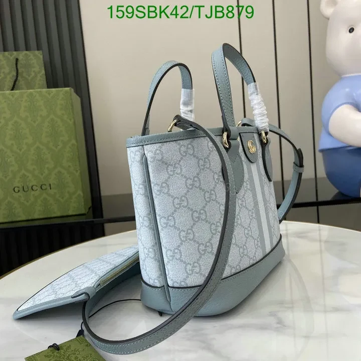 View 40 of Gucci Dusty Pink GG Supreme Canvas and Leather Mini Tote Bag ML75396
