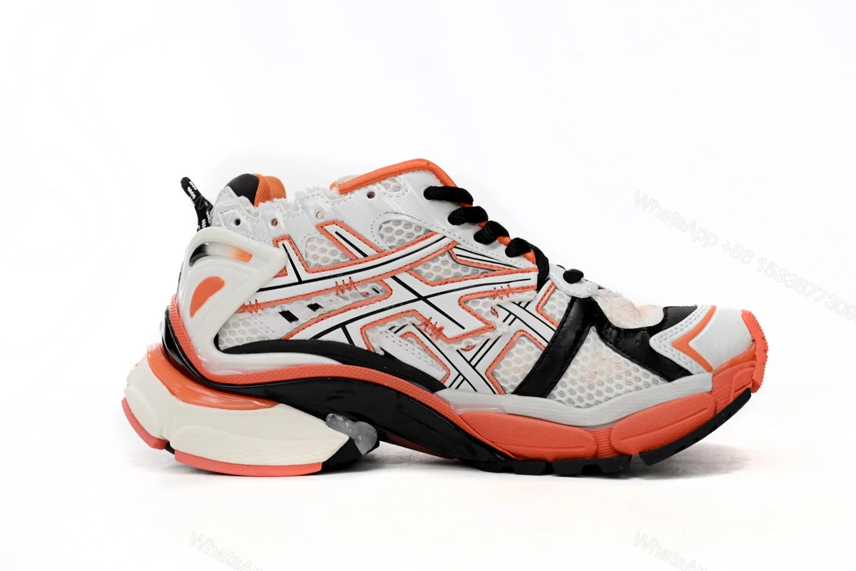 View 2 of Balenciaga Runner White Orange Black 677402 W3RB7 9051