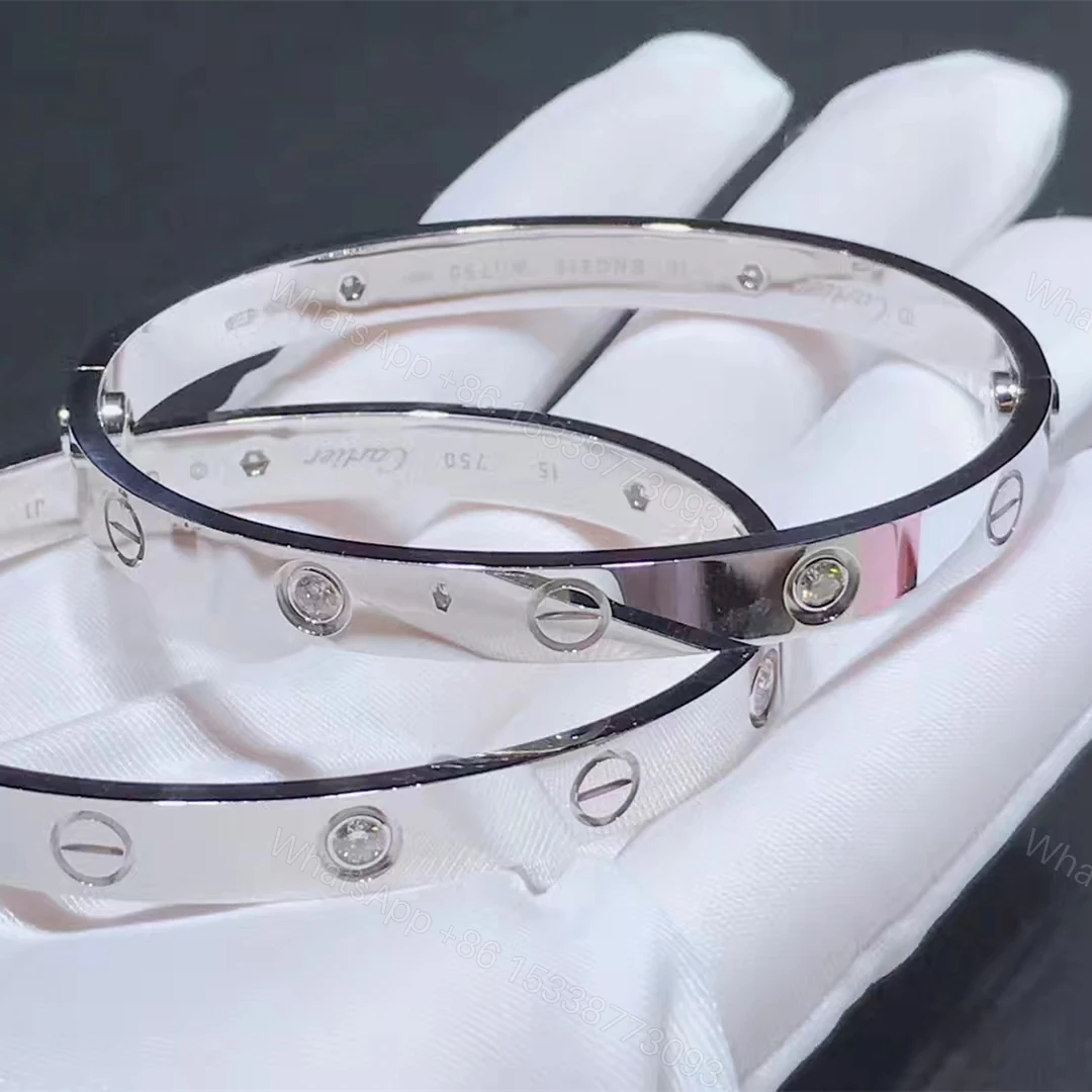 View 7 of Cartier Love Bracelet 4 Diamonds