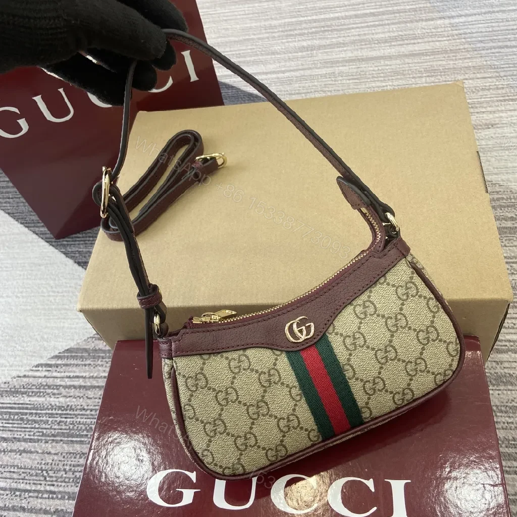 View 10 of Chic Canvas Crossbody: GG-Inspired Luxe, Compact Bag