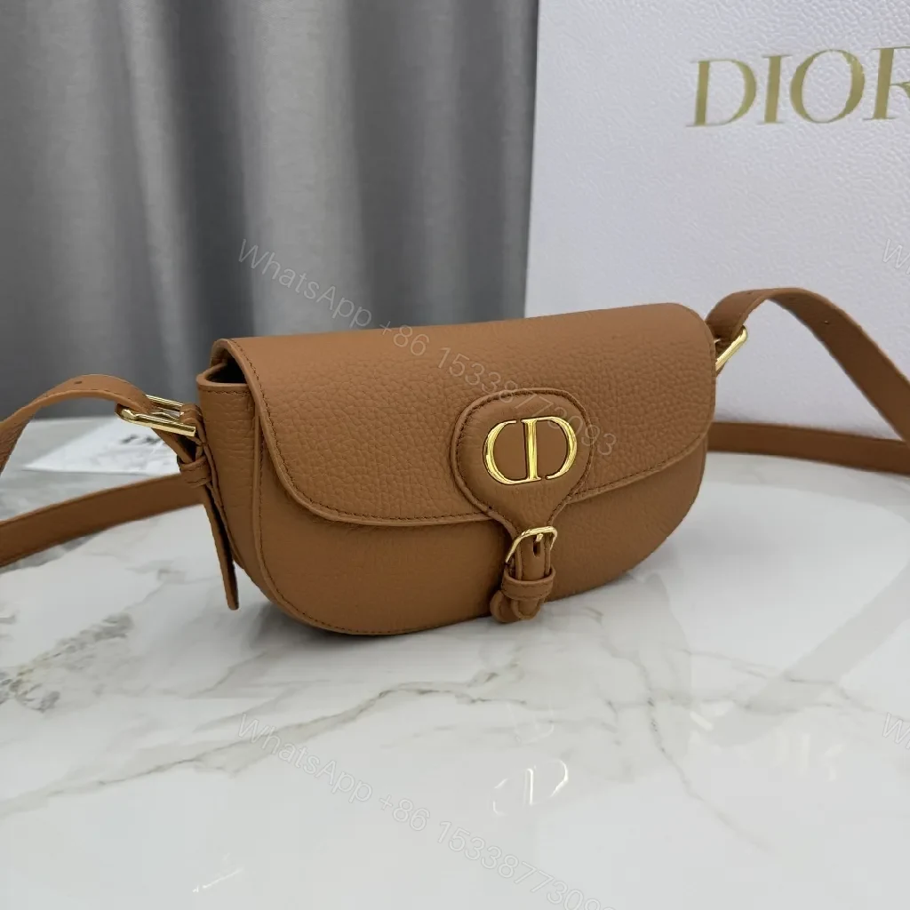 View 7 of Saddle Tan Leather Bag: Chic, Compact, Day-to-Night Luxury